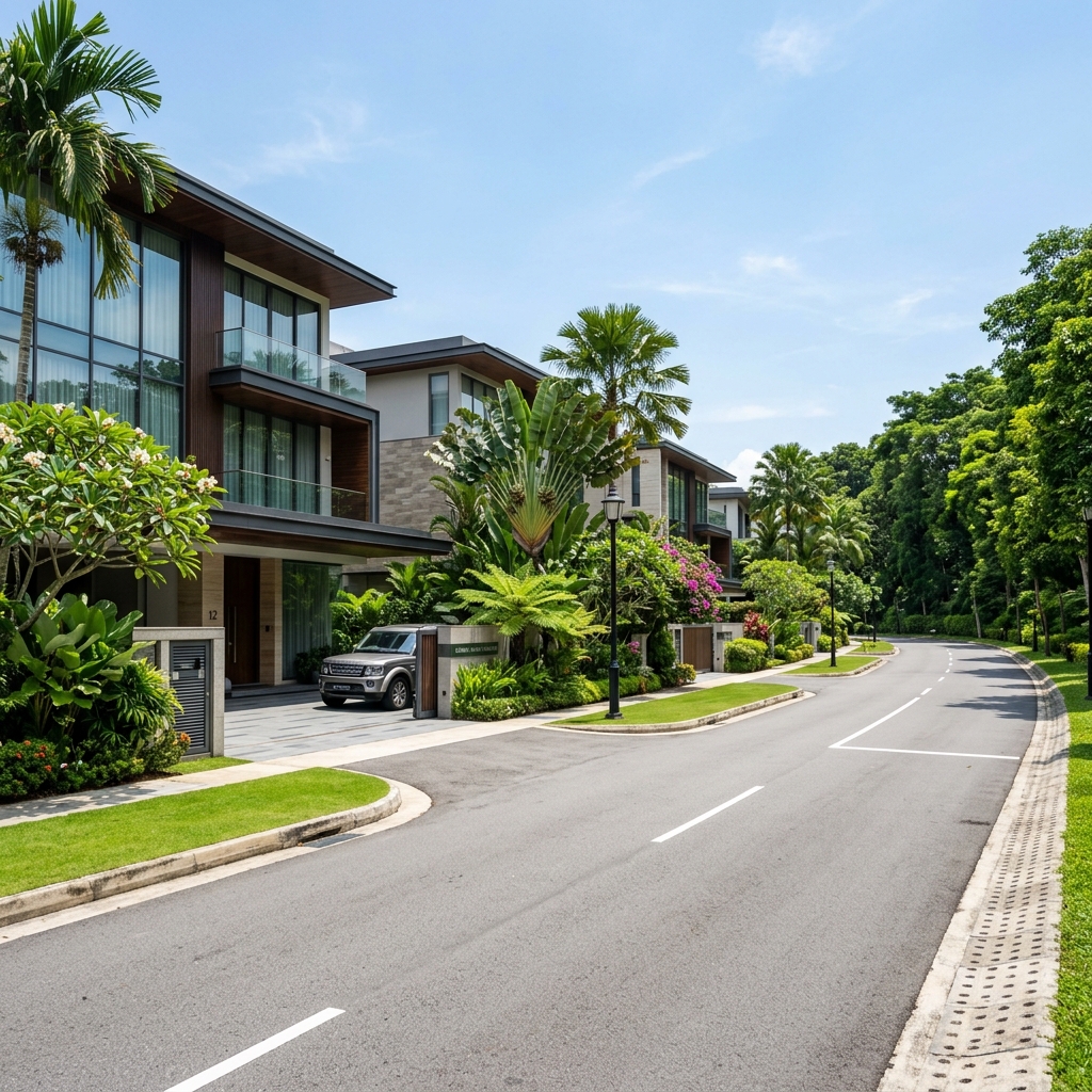 View of the neighborhood street